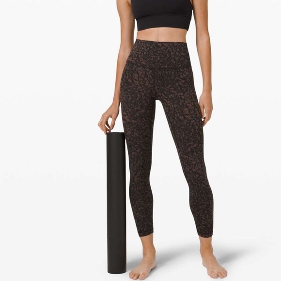 Lululemon Align Pant/ Legging II 25” Inseam Wild Thing Camo Brown Earth Multi 6 - Picture 1 of 9